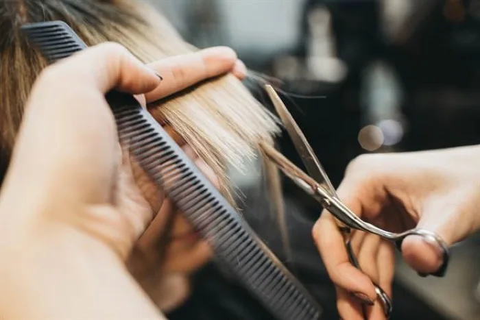 Hair cut service at Oasis Beauty Spa